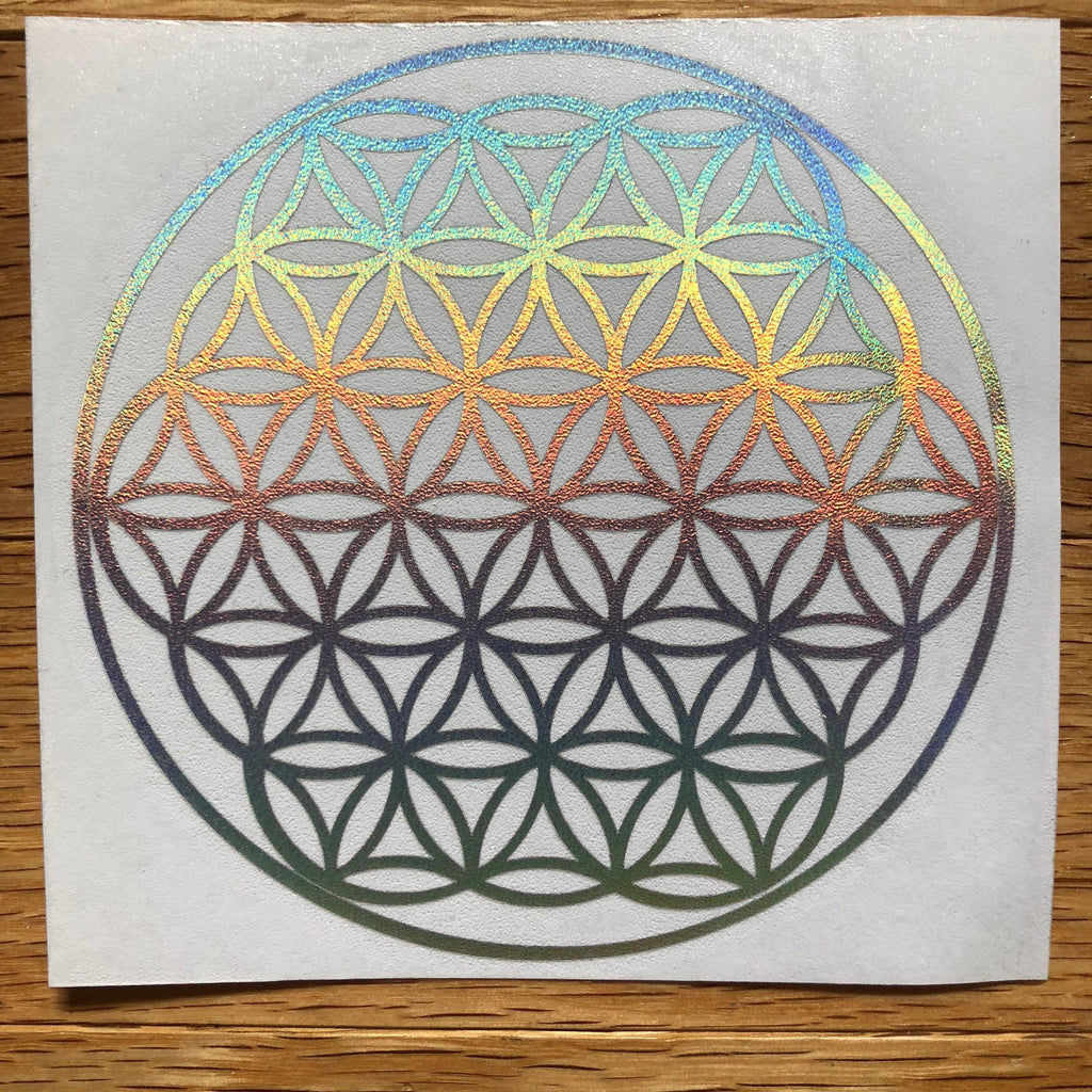 Flower of Life - Holographic 4.25" - Nature's Design Canada
